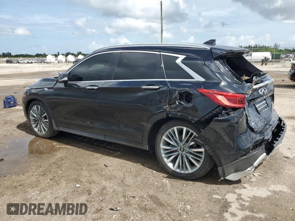 2023 Infiniti QX50 AUTOGRAPH with VIN 3PCAJ5DB9PF117842, listed as a Copart auction lot 65192054 with 1,000 mi miles and Non Repairable. Bid and sale history available at carsss.com. Image 2.