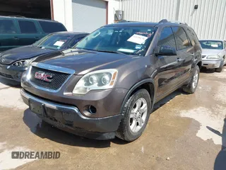 2011 GMC Acadia SL with VIN 1GKKRNED2BJ297121, listed as a IAAI auction lot 42128170 with 130,205 mi miles and . Bid and sale history available at carsss.com. Image 2.