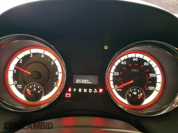 2014 Dodge Grand Caravan SE 30th Anniversary with VIN 2C4RDGBG4ER250658, listed as a Copart auction lot 54126535 with 85,980 mi miles and Non Repairable. Bid and sale history available at DreamBid. Image 9.