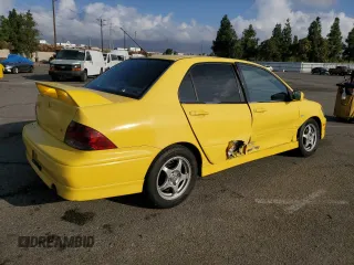 2002 Mitsubishi Lancer OZ-Rally with VIN JA3AJ86E82U071265, listed as a Copart auction lot 77711904 with 174,088 mi miles and Salvage Title. Bid and sale history available at carsss.com. Image 3.