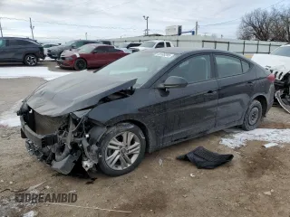 2020 Hyundai Elantra SEL with VIN 5NPD84LF6LH570058, listed as a Copart auction lot 46108295 with 98,518 mi miles and Salvage Title. Bid and sale history available at DreamBid. Image 1.