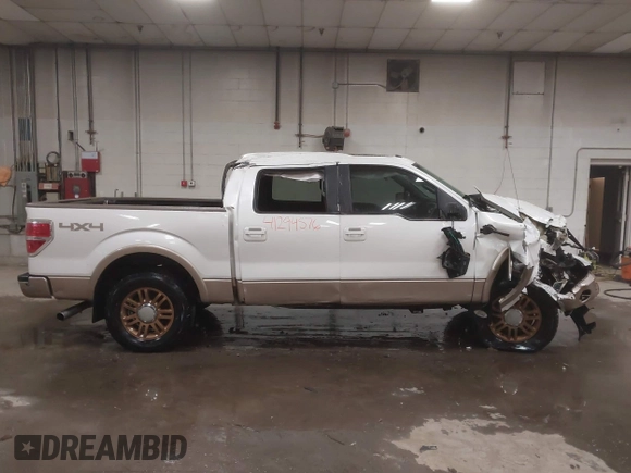 2014 Ford F-150 XL with VIN 1FTFW1ET9EKE72176, listed as a IAAI auction lot 41294576 with 129,677 mi miles. Bid and sale history available at carsss.com. Image 14.