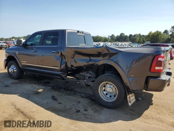 2021 Ram 3500 Limited with VIN 3C63RRRL6MG590105, listed as a Copart auction lot 73717724 with 57,580 mi miles and Salvage Title. Bid and sale history available at carsss.com. Image 2.