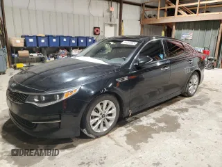 2016 Kia Optima EX with VIN 5XXGU4L39GG095456, listed as a Copart auction lot 46351965 with 100,589 mi miles and Salvage Title. Bid and sale history available at carsss.com. Image 1.