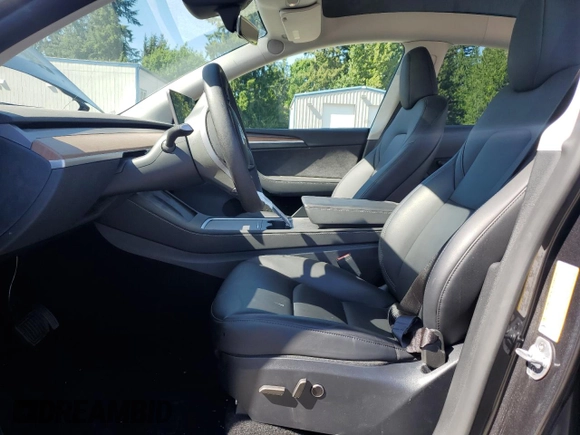 2024 Tesla Model Y Long Range with VIN 7SAYGDEE9RF120729, listed as a Copart auction lot 57360265 with 21,589 mi miles and Salvage title. Bid and sale history available at DreamBid. Image 7.