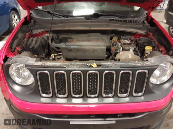 2017 Jeep Renegade Latitude z VIN ZACCJBBB8HPF87526, wystawiony jako IAAI lot #41823403 z przebiegiem 105 991 mil mil oraz . Historia ofert i sprzedaży dostępna na DreamBid. Obrazek 10.