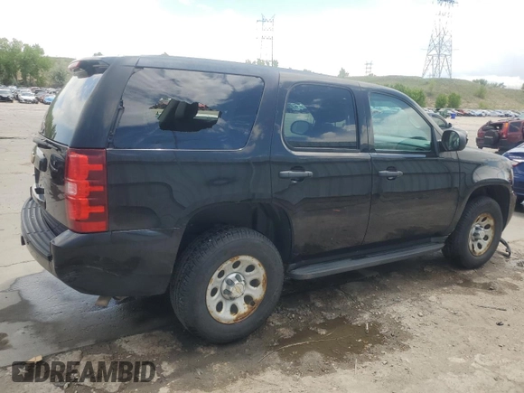 2013 Chevrolet Tahoe Commercial with VIN 1GNSK2E02DR342419, listed as a Copart auction lot 57908885 with 76,486 mi miles and Salvage title. Bid and sale history available at DreamBid. Image 3.