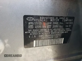 2016 Hyundai Elantra GT with VIN KMHD35LHXGU276952, listed as a Copart auction lot 72044104 with 85,969 mi miles and Salvage Title. Bid and sale history available at carsss.com. Image 14.