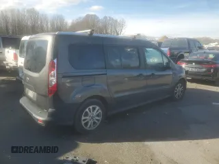 2020 Ford Transit Connect XL with VIN NM0GE9E25L1462905, listed as a Copart auction lot 69368374 with 8,004 mi miles and Salvage title. Bid and sale history available at DreamBid. Image 3.