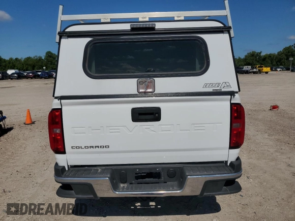 2022 Chevrolet Colorado 2WD Work Truck with VIN 1GCHSBEA2N1194574, listed as a Copart auction lot 56701075 with 34,758 mi miles and Salvage title. Bid and sale history available at DreamBid. Image 6.