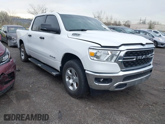 2024 Ram 1500 Big Horn with VIN 1C6SRFFT6RN115065, listed as a IAAI auction lot 41997639 with 15,453 mi miles and . Bid and sale history available at DreamBid. Image 1.