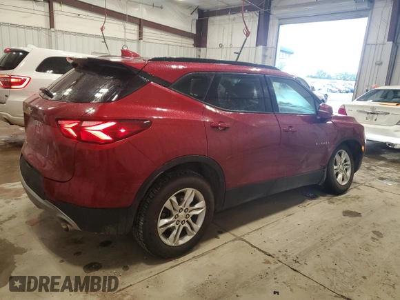 2021 Chevrolet Blazer LT with VIN 3GNKBHRS0MS560399, listed as a Copart auction lot 58146625 with 67,355 mi miles and Salvage title. Bid and sale history available at DreamBid. Image 3.