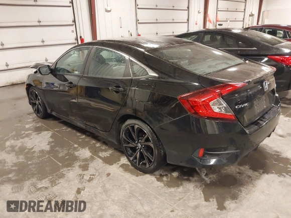 2020 Honda Civic Sedan Sport with VIN 2HGFC2F83LH569159, listed as a IAAI auction lot 41833183 with 97,100 mi miles. Bid and sale history available at carsss.com. Image 3.