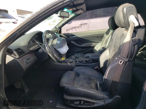 2006 BMW 3 Series 330Ci with VIN WBABW53496PZ41513, listed as a Copart auction lot 82314344 with 0 mi miles and Salvage Title. Bid and sale history available at carsss.com. Image 7.