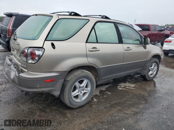 2002 Lexus RX 300 with VIN JTJGF10U720122702, listed as a Copart auction lot 60160714 with 120,775 mi miles and Non Repairable. Bid and sale history available at carsss.com. Image 3.