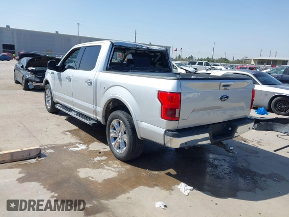 2018 Ford F-150 XL with VIN 1FTEW1C58JKC21417, listed as a IAAI auction lot 41776595 with 91,966 mi miles. Bid and sale history available at carsss.com. Image 3.