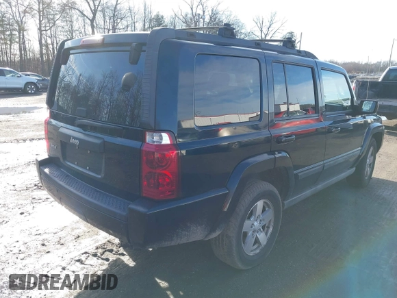 2007 Jeep Commander Sport z VIN 1J8HG48K97C566185, wystawiony jako IAAI lot #41519140 z przebiegiem 127 230 mil mil oraz . Historia ofert i sprzedaży dostępna na DreamBid. Obrazek 4.