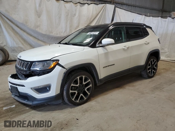 2018 Jeep Compass Limited with VIN 3C4NJDCB3JT481888, listed as a Copart auction lot 61488465 with 134,853 mi miles and Clean title. Bid and sale history available at DreamBid. Image 1.