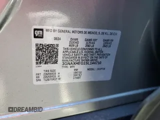 2025 Chevrolet Equinox FWD LT with VIN 3GNAXHEG1SL144710, listed as a Copart auction lot 48107755 with 2,063 mi miles and Salvage Title. Bid and sale history available at DreamBid. Image 14.