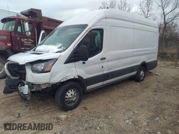 2022 Ford Transit Cargo with VIN 1FTBR3U84NKA63761, listed as a IAAI auction lot 41100280 with 90,993 mi miles and . Bid and sale history available at DreamBid. Image 18.