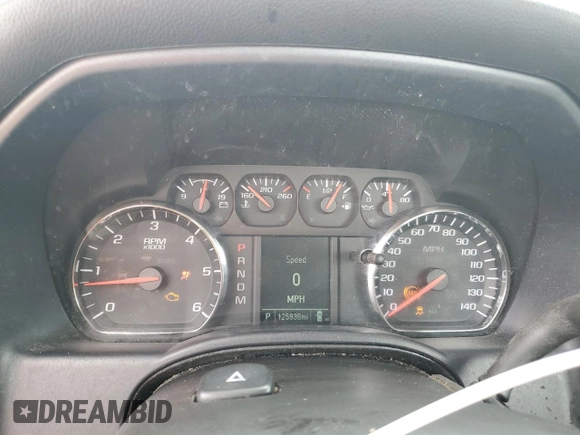 2016 Chevrolet Silverado 1500 Work Truck with VIN 1GCNCNEH1GZ384580, listed as a Copart auction lot 46840095 with 125,936 mi miles and Salvage Title. Bid and sale history available at carsss.com. Image 9.