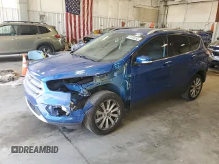2017 Ford Escape Titanium with VIN 1FMCU0J94HUF06963, listed as a Copart auction lot 51993245 with 90,588 mi miles and Clean Title. Bid and sale history available at carsss.com. Image 1.