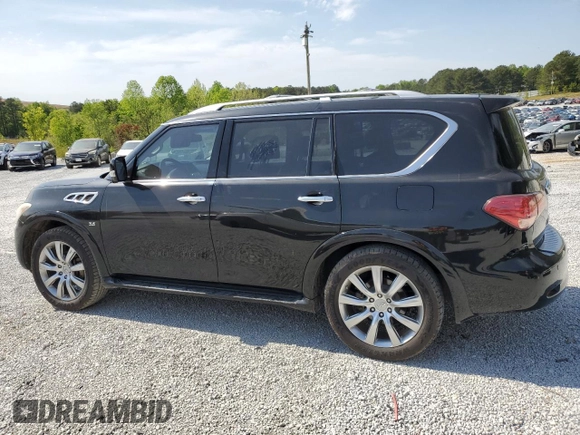 2014 Infiniti QX80 with VIN JN8AZ2NF8E9555689, listed as a Copart auction lot 53536325 with 191,185 mi miles and Clean Title. Bid and sale history available at DreamBid. Image 2.