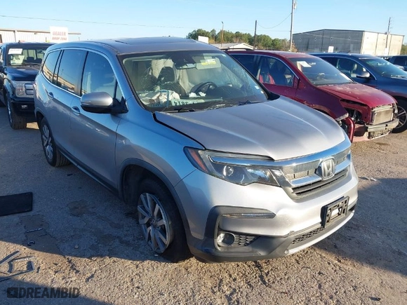 2019 Honda Pilot EX-L with VIN 5FNYF5H55KB044529, listed as a IAAI auction lot 41218846 with 49,435 mi miles. Bid and sale history available at carsss.com. Image 1.