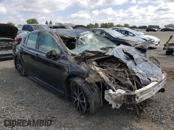2023 Toyota Camry SE with VIN 4T1T11AKXPU083080, listed as a Copart auction lot 54882395 with Not provided miles and Non repairable. Bid and sale history available at DreamBid. Image 4.