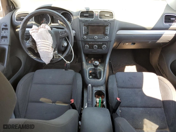2013 Volkswagen Golf TDI w/Sunroof & Nav with VIN WVWNM7AJXDW007910, listed as a Copart auction lot 62839634 with 80,896 mi miles and Non Repairable. Bid and sale history available at carsss.com. Image 8.