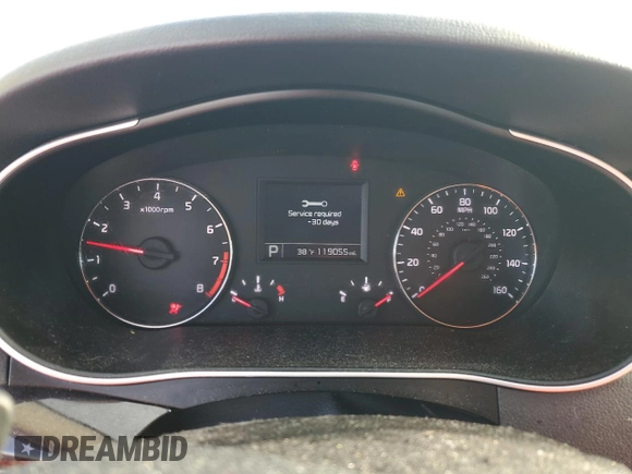 2016 Kia Cadenza Premium with VIN KNALN4D73G5215640, listed as a Copart auction lot 84966664 with 119,055 mi miles and Clean Title. Bid and sale history available at carsss.com. Image 9.