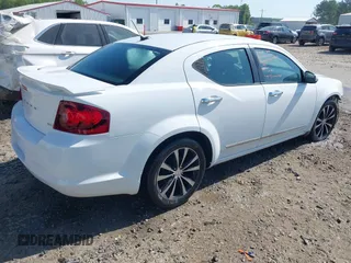 2013 Dodge Avenger SXT with VIN 1C3CDZCG2DN508594, listed as a IAAI auction lot 41771945 with 104,924 mi miles and . Bid and sale history available at DreamBid. Image 4.