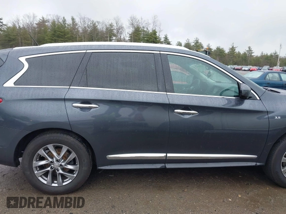 2014 Infiniti QX60 with VIN 5N1AL0MM8EC535569, listed as a IAAI auction lot 41961794 with 126,094 mi miles and . Bid and sale history available at DreamBid. Image 13.