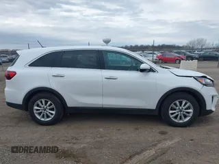 2019 Kia Sorento LX with VIN 5XYPG4A52KG489140, listed as a IAAI auction lot 41899973 with 131,257 mi miles and . Bid and sale history available at DreamBid. Image 13.