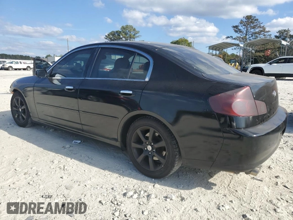 2005 Infiniti G35 with VIN JNKCV51E15M206903, listed as a Copart auction lot 76564124 with 261,392 mi miles and Salvage Title. Bid and sale history available at DreamBid. Image 2.