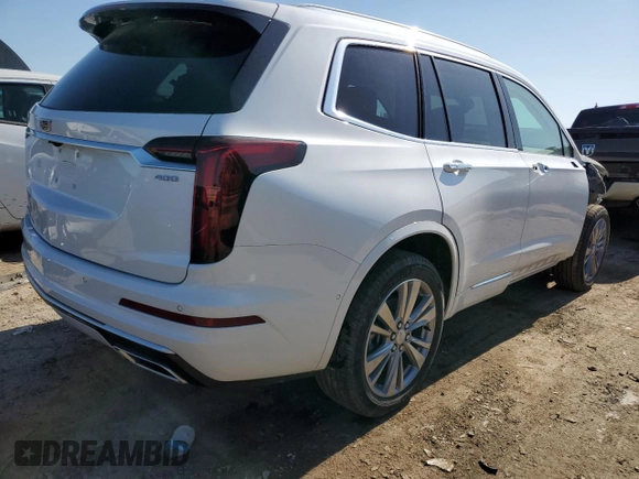 2024 Cadillac XT6 AWD Premium Luxury с VIN 1GYKPDRSXRZ715368, выставлен на аукционе Copart как лот 58386365 с пробегом 13 170 миль миль и Списание • Salvage title. История ставок и продаж доступна на DreamBid. Изображение 3.