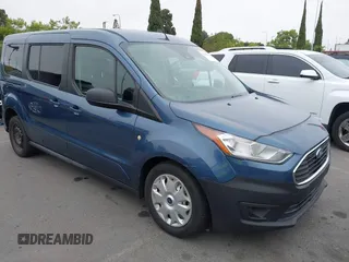 2019 Ford Transit Connect XLT z VIN NM0GE9F22K1420432, wystawiony jako IAAI lot #42496372 z przebiegiem 124 344 mil mil oraz . Historia ofert i sprzedaży dostępna na DreamBid. Obrazek 1.