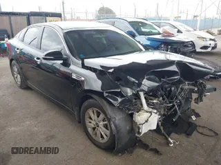 2016 Kia Optima LX with VIN 5XXGT4L30GG058329, listed as a IAAI auction lot 41914961 with 93,879 mi miles. Bid and sale history available at carsss.com. Image 1.