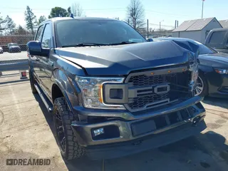 2018 Ford F-150 XL with VIN 1FTEW1EG6JFE55921, listed as a IAAI auction lot 41650184 with 95,712 mi miles. Bid and sale history available at carsss.com. Image 1.