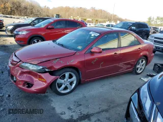 2007 Mazda 6 S Sport VE with VIN 1YVHP80D475M31108, listed as a Copart auction lot 79393634 with 141,784 mi miles and Salvage Title. Bid and sale history available at DreamBid. Image 1.