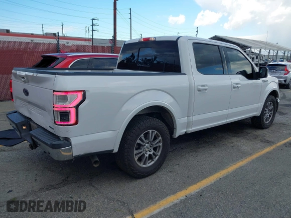 2018 Ford F-150 XL with VIN 1FTEW1CP4JKD21371, listed as a IAAI auction lot 41749582 with 190,321 mi miles. Bid and sale history available at carsss.com. Image 4.