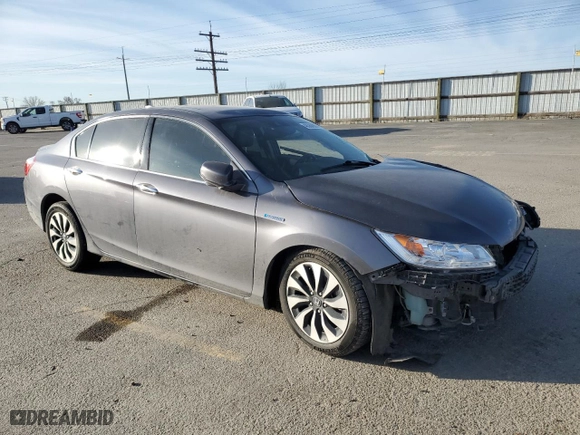 2015 Honda Accord Hybrid EX-L with VIN 1HGCR6F59FA008417, listed as a Copart auction lot 48388935 with 0 mi miles and Salvage Title. Bid and sale history available at carsss.com. Image 4.