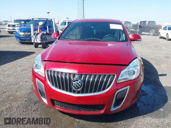 2014 Buick Regal GS with VIN 2G4GT5GX8E9233221, listed as a IAAI auction lot 41761732 with 130,609 mi miles. Bid and sale history available at carsss.com. Image 12.