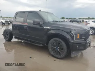 2020 Ford F-150 XL with VIN 1FTEW1CP6LFB32989, listed as a Copart auction lot 54590185 with 51,254 mi miles and Salvage Title. Bid and sale history available at DreamBid. Image 4.