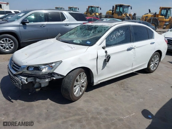 2015 Honda Accord Sedan EX-L with VIN 1HGCR2F83FA247514, listed as a IAAI auction lot 41832526 with 163,921 mi miles. Bid and sale history available at carsss.com. Image 2.