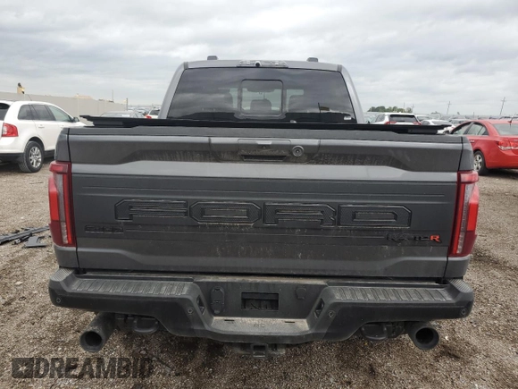 2024 Ford F-150 Raptor with VIN 1FTFW1RJ1RFA50667, listed as a Copart auction lot 59124614 with 1,641 mi miles and Salvage Title. Bid and sale history available at DreamBid. Image 6.