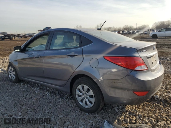 2017 Hyundai Accent SE with VIN KMHCT4AE0HU269718, listed as a Copart auction lot 47659765 with 21,136 mi miles and Salvage Title. Bid and sale history available at carsss.com. Image 2.