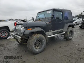 1992 Jeep Wrangler with VIN 2J4FY29S2NJ525697, listed as a Copart auction lot 43551545 with 281,770 mi miles and Salvage Title. Bid and sale history available at carsss.com. Image 1.