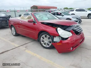 2008 Chrysler Sebring Limited with VIN 1C3LC65M28N268411, listed as a IAAI auction lot 41877805 with 110,886 mi miles. Bid and sale history available at carsss.com. Image 1.