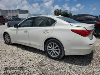 2015 Infiniti Q50 Premium with VIN JN1BV7AR5FM403492, listed as a Copart auction lot 61761195 with 135,134 mi miles and Salvage title. Bid and sale history available at DreamBid. Image 2.